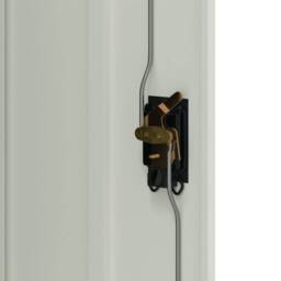 Berkfield Home Durable File Cabinet Light Grey 90x40x70 cm Steel - Size: 90 x 40 x 70 cm - thumbnail 8