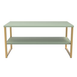 Ready Assembled 2 U Tamworth XXL Coffee Table 1000x500 (Ready Assembled) in Pale Green
