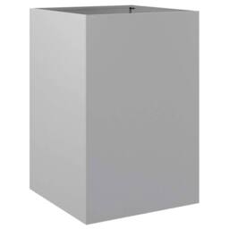 Berkfield Home Planter Silver 52x48x75 cm Galvanised Steel - Size: 52 x 48 x 75 cm - thumbnail 3