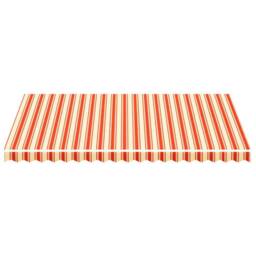 Berkfield Home Replacement Fabric for Awning Yellow & Orange 4.5x3 m