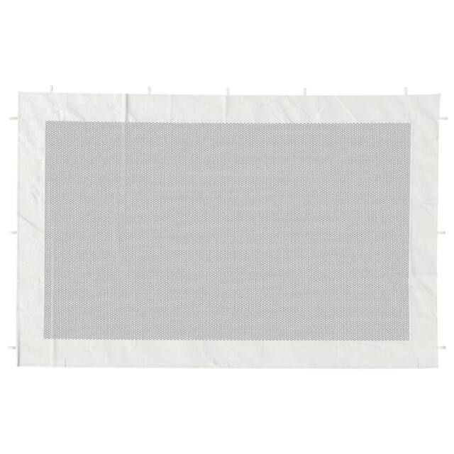 Berkfield Home Party Tent Sidewall 2 pcs White & Black Mesh - image 1