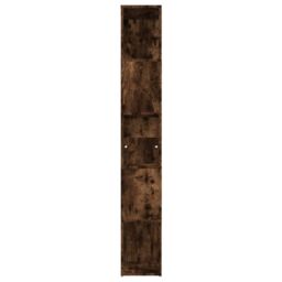 Berkfield Home Book Cabinet Smoked Oak 45x24x160 cm Engineered Wood in Brown - Size: 45 x 24 x 160 cm - thumbnail 6