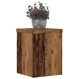 Berkfield Home Plant Stands 2 pcs Old Wood 15x15x20 cm Engineered Wood in Brown - Size: 15 x 15 x 20 cm - thumbnail 3