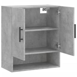 Berkfield Home Wall Cabinet Concrete Grey 60x31x70 cm Engineered Wood - Size: 60 x 31 x 70 cm - thumbnail 6