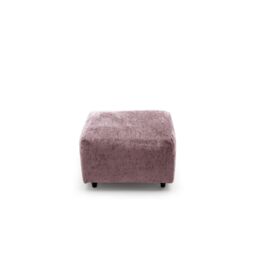 Abakus Direct Harriet Crushed Chenille Footstool in Pink - thumbnail 6