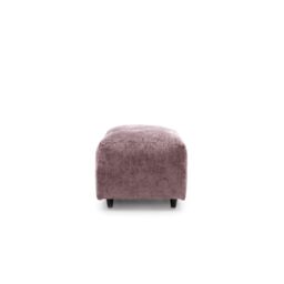Abakus Direct Harriet Crushed Chenille Footstool in Pink - thumbnail 4