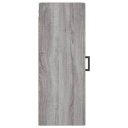 Berkfield Home Wall Mounted Cabinet Grey Sonoma 34.5x34x90 cm - thumbnail 8