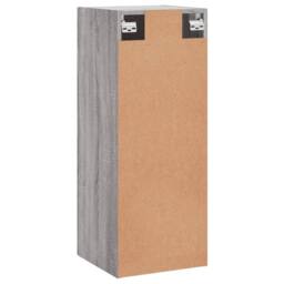 Berkfield Home Wall Mounted Cabinet Grey Sonoma 34.5x34x90 cm - thumbnail 9