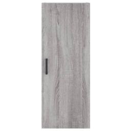 Berkfield Home Wall Mounted Cabinet Grey Sonoma 34.5x34x90 cm - thumbnail 7
