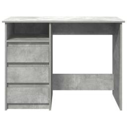 Berkfield Home Decorative Desk Concrete Grey 102x50x75 cm Engineered Wood - Size: 102 x 50 x 75 cm - thumbnail 5