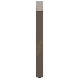 Berkfield Home Coffee Table Legs U-Shaped 2 pcs Natural Steel 80x(72-73) cm Steel in Brown - thumbnail 5