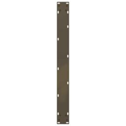 Berkfield Home Coffee Table Legs U-Shaped 2 pcs Natural Steel 80x(72-73) cm Steel in Brown - thumbnail 6