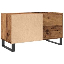 Berkfield Home Record Cabinet Old Wood 84.5x38x48 cm Engineered Wood in Brown - thumbnail 6