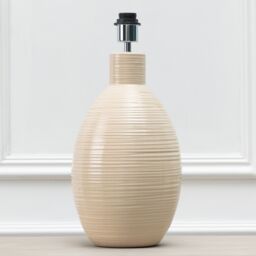 Voyage Maison Epona Ceramic Lamp Base in Cream - thumbnail 1