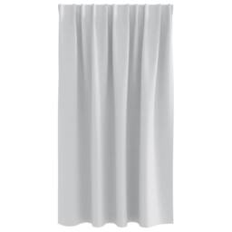 Berkfield Home Modern Curtains with Curtains 2 pcs Pale grey 140 x 140 cm Polyester in Light Grey - thumbnail 4