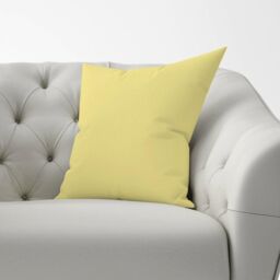 Warren Reed - Designer Sweetcorn Yellow Cushions - Size: 60 cm x 60 cm - thumbnail 2