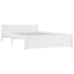 Berkfield Home Beautiful Bed Frame with Drawers White 150x200 cm King Size - thumbnail 5