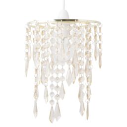 First Choice Lighting Gold & Amber Jewels Light Shade - thumbnail 2