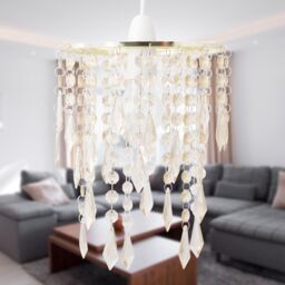 First Choice Lighting Gold & Amber Jewels Light Shade - thumbnail 3