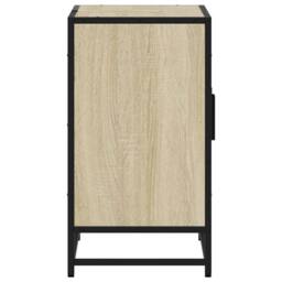 Berkfield Home Bathroom Sink Cabinet Sonoma Oak 90x33x60 cm Engineered Wood in Light Tan - Size: 90 x 33 x 60 cm - thumbnail 6