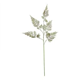 Hill Interiors The Natural Garden Collection Bracken Fern Artificial Flower Spray in Green - thumbnail 1