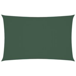 Berkfield Home Sunshade Sail Oxford Fabric Rectangular 2x5 m Dark Green - thumbnail 2