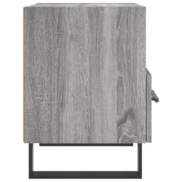 Berkfield Home Bedside Cabinet Grey Sonoma 40x35x47.5 cm Engineered Wood - thumbnail 5