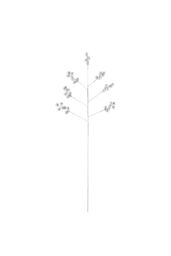 VFM e-Store Glitter Berry Pick Christmas Decoration Ornament X 1 73cm Silver - thumbnail 1