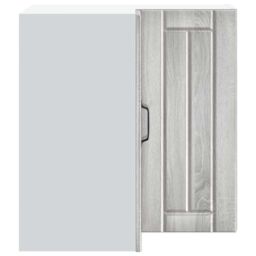 Berkfield Home Kitchen Wall Corner Cabinet Lucca Grey Sonoma Engineered Wood - thumbnail 6