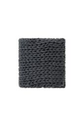 BHS Chunky Cable Throw in Grey - Size: 130 cm x 160 cm - thumbnail 2