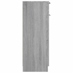Berkfield Home Bathroom Cabinet Grey Sonoma 32x34x90 cm Engineered Wood - Size: 32 x 34 x 90 cm - thumbnail 7