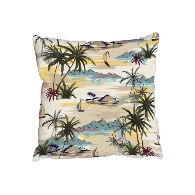 Benjamin Tate Design Vintage Beautiful island (Outdoor Cushion)
