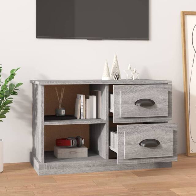 Berkfield Home TV Cabinet Grey Sonoma 73x35.5x47.5 cm Engineered Wood - image 1