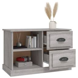 Berkfield Home TV Cabinet Grey Sonoma 73x35.5x47.5 cm Engineered Wood - thumbnail 5