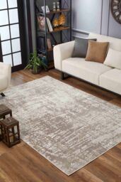 Desire Rugs Serenity Modern Abstract Lines Area Rug - Contemporary Style for Living Room, Bedroom or Hallway in Stone - Size: 80 cm x 150 cm - thumbnail 5