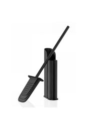 Cosmic Silicone Toilet Brush Self-Adhesive Slim Black Flat Collection - thumbnail 1