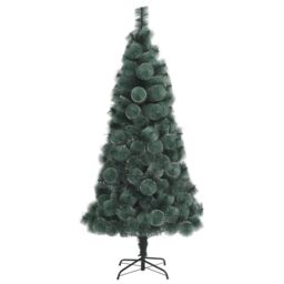 Berkfield Home Artificial Christmas Tree with Stand Green 210 cm PET - thumbnail 2