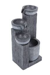 Living and Home Outdoor Solar-Powered Water Fountain Rockery Decor in Natural - thumbnail 5