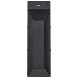 Wyld and Coco Black Metal LED Wall Light with Motion Sensor - thumbnail 4