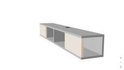Destina Home Mayer Floating TV Stand with Shelves & Cabinets in Light Beige - Size: 1 Pack - thumbnail 8