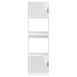 Berkfield Home Oven Cabinets 2 pcs Porto Gloss White Engineered Wood - thumbnail 4