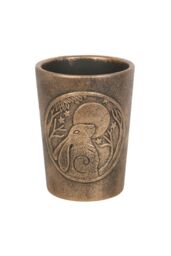 KDMD Moon Gazing Hare Bronze Terracotta Plant Pot - thumbnail 2