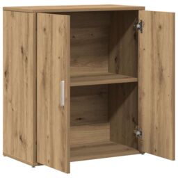 Berkfield Home Sideboard Artisan Oak 60x31x70 cm Engineered Wood in Brown - Size: 60 x 31 x 70 cm - thumbnail 5