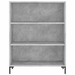 Berkfield Home Highboard Concrete Grey 69.5x34x180 cm Engineered Wood - thumbnail 8