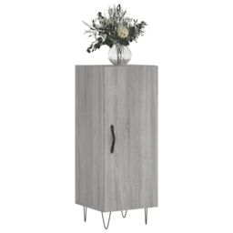 Berkfield Home Sideboard Grey Sonoma 34.5x34x90 cm Engineered Wood - thumbnail 3