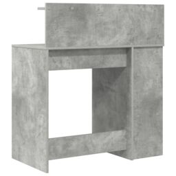 Berkfield Home Desk with Storage Concrete Grey 90x48x101.5 cm Engineered wood - thumbnail 6