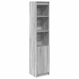 Berkfield Home Highboard Grey Sonoma 37.5x35x180 cm Engineered Wood - thumbnail 3