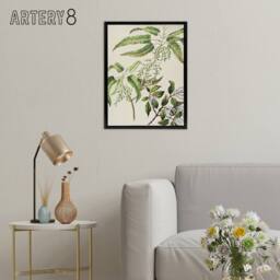 "Artery8 New Zealand Ongaonga Tree Nettle Plant Featon Framed Canvas Wall Art in Beige - Size: W18"" x H24""" - thumbnail 3