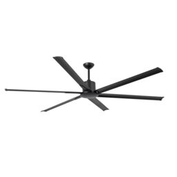 Netlighting Andros Extra Large Black Ceiling Fan With DC Motor 6 Speed - thumbnail 1