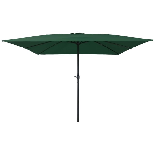 Berkfield Home Square Garden Parasol 295x245 cm Green - image 1